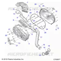 ANTRIEB, CLUTCH COVER AND DUCTING