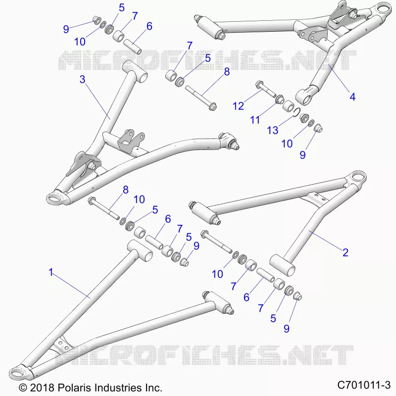 FRONT SUSPENSION CONTROL ARMS
