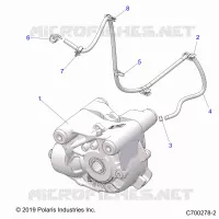 ANTRIEB, FRONT GEARCASE MOUNTING