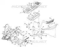 FRONT RACK   Stoßfänger Montage (400) XPRESS 400 W969540 (4935923592A011)