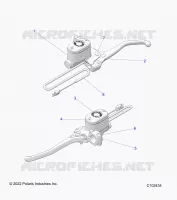 VORDERBREMSE BRAKE LEVER AND MASTER CYLINDER