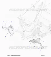 CHASSIS, TIE ROD BOOT ASM.
