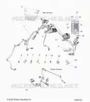 ELEKTRIC, WIRE HARNESS,CHASSIS/FUSE BLOCK, ENGINE