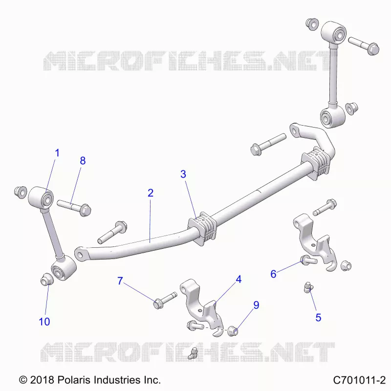 SUSPENSION, FRONT STABILISATORSTANGE- G21G4D99AW/BW (C701011-2)