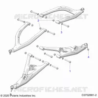 FRONT SUSPENSION CONTROL ARMS MOUNTING