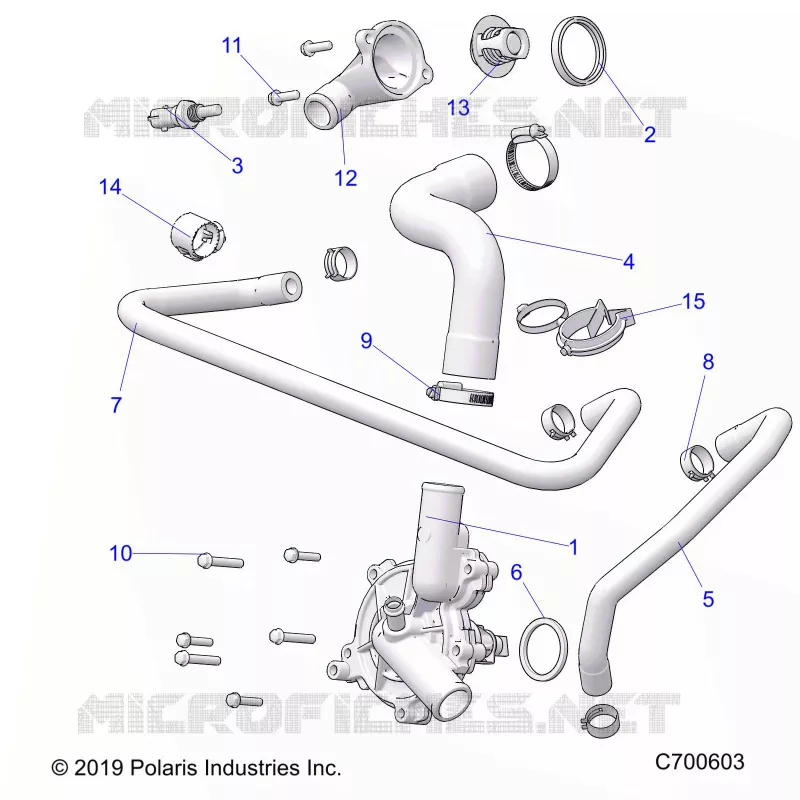 MOTOR, WATERPUMP AND BYPASS