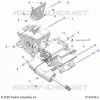ANTRIEB, MAIN GEARCASE MOUNTING