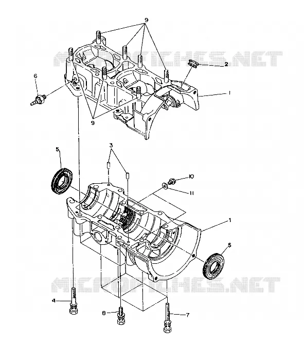 CRANKCASE 500 SP (4920222022031A)