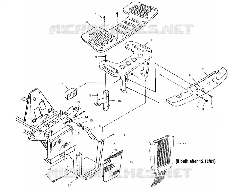 FRONT RACK AND BUMPER VORNE