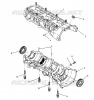 CRANKCASE XLT TOURING 0963357 AND EUROPEAN XLT TOURING E963357 (4931923192C007)
