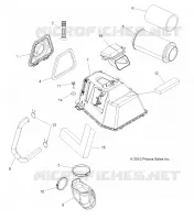 MOTOR, LUFTEINLASS (BUILT 10/23/10 AND AFTER)