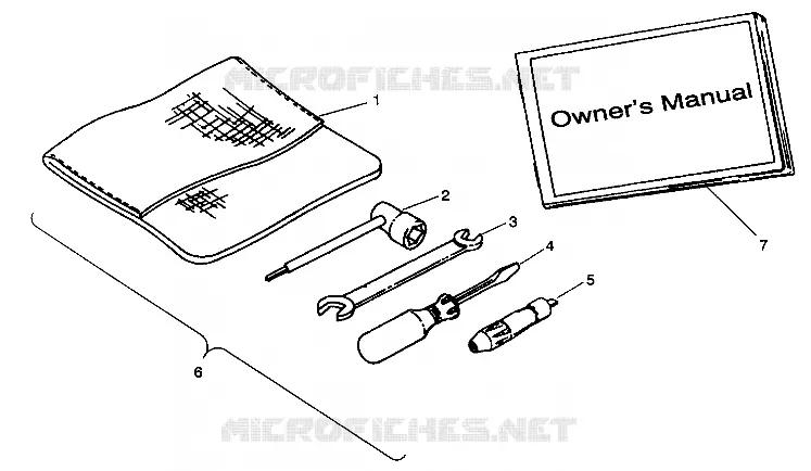 WERKZEUGKIT ASSEMBLY Trail Blazer W937221 (4924082408035A)