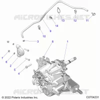 ANTRIEB, MAIN GEARCASE MOUNTING