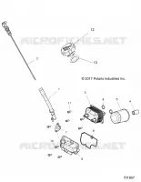 ENGINE, DIPSTICK, CAP AND Ã–LFILTER
