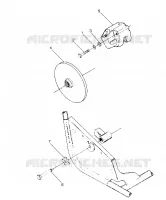 RIGHT HAND GEARCASE   BREMSE MOUNTING   1988 2X4 UPDATE