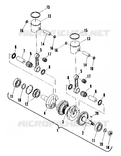 PISTON AND KURBELWELLE (400) (4910941094035A)