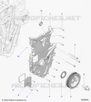 MOTOR, FRONT COVER ASSEMBLY
