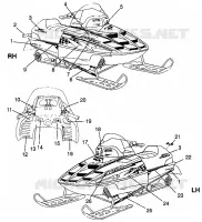 DECALS STORM 0975782, STORM S.E. H975782, EUROPEAN STORM S.E. E975782,  AND (4937823782A013)