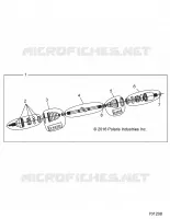 DRIVE TRAIN, FRONT ACHSWELLE
