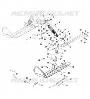 FRONT SUSPENSION AND SKI