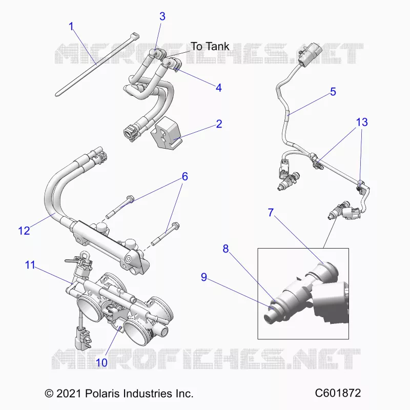 KRAFTSTOFFSYSTEM, RAIL, LINES AND THROTTLE BODY