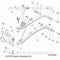 FRONT SUSPENSION A-ARMS