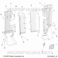 KAROSSERIE HINTEN CLOSEOFF, SIDE PANELS