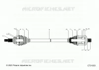 ANTRIEB, REAR HALF SHAFT