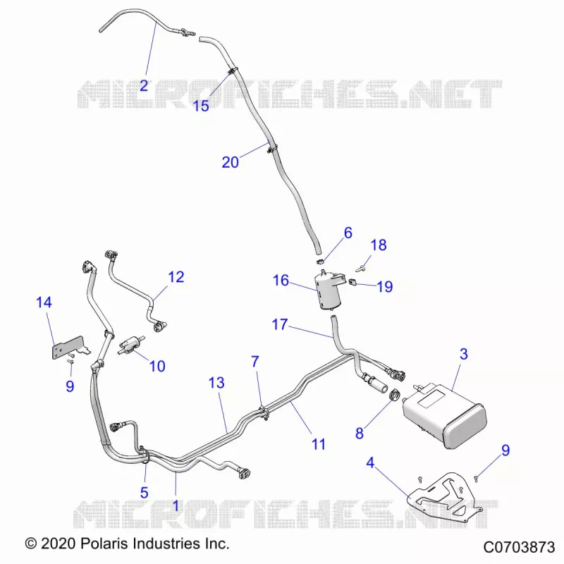 KRAFTSTOFFSYSTEM, FUEL LINES, EVAP