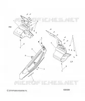 CHASSIS, CLUTCH GUARD AND FOOTRESTS
