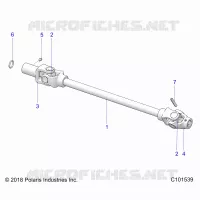 DRIVE TRAIN, FRONT KARDANWELLE