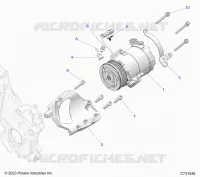 MOTOR, HVAC COMPRESSOR