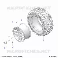 RADS, REAR TIRE