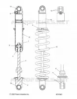 SUSPENSION, FEDER TRACK, MONOTUBE, 7045533