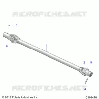 ANTRIEB, PROP SHAFT, FRONT