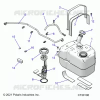 KRAFTSTOFFSYSTEM, FUEL TANK ASM.