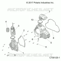 ENGINE, GENERATOR  COVER HVAC