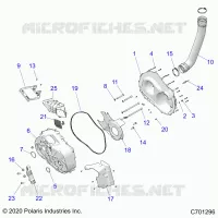 ANTRIEB, CLUTCH COVER AND DUCTING