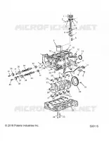 ZYLINDER BLOCK AND RELATED PARTS