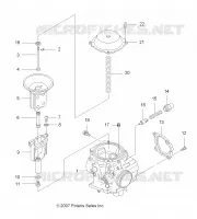 MOTOR, VERGASER, UPPER