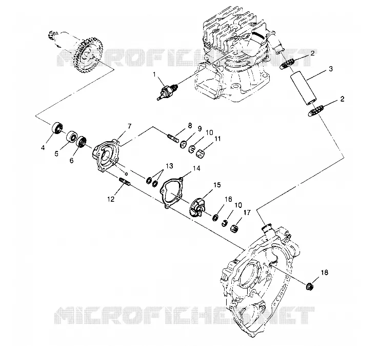 WASSERPUMPE Sportsman 4x4 W948040 (4926842684C014)