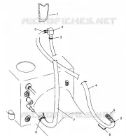 WASSER SIPHON SL 700 B964066 and  Intl. SL 700 I964066 (4935633563B010)