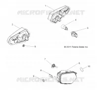 ELEKTRIC, HEADLIGHTS, TAILLIGHTS AND BULBS