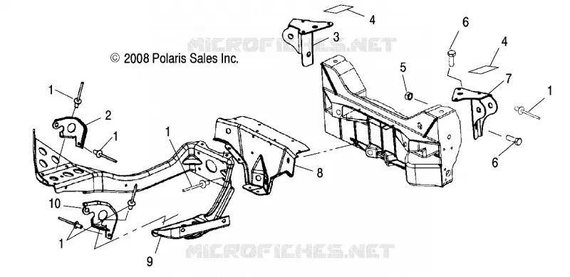 CHASSIS, SCHOCK TOWERS AND PAN BRACE
