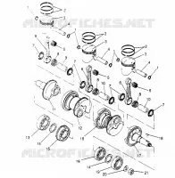KOLBEN   KURBELWELLE STORM 0950782, STORM SKS 0950582,  EURO STORM E950782 (4929012901C013)