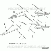 FRONT SUSPENSION CONTROL ARMS