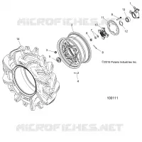 WHEELS, FRONT AND HUB