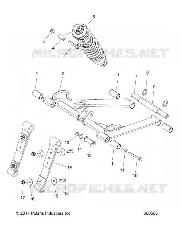 SUSPENSION, FRONT DREHMOMENTARM