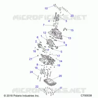 ENGINE, CRANKCASE AND KURBELWELLE