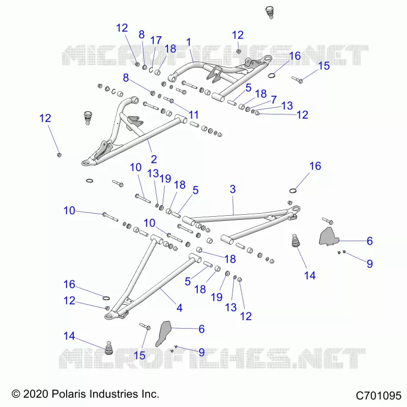 FRONT SUSPENSION CONTROL ARMS